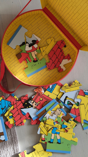 Pippi Langstrømpe Puslespil i Kuffert