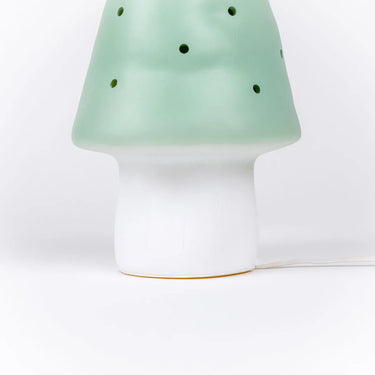 Small Mushroom Lamp Mint Green