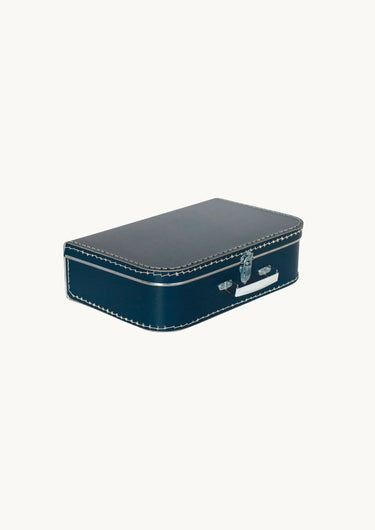 Cardboard Suitcase Navy Blue