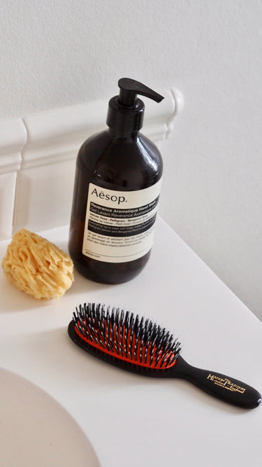 Pocket Hair Brush Dark Ruby