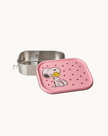 Snoopy Large Lunch Box Pink