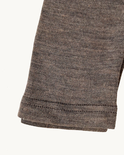 Wool & Silk Leggings Walnut