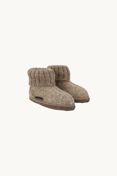 Wool Indoor Shoes, Beige