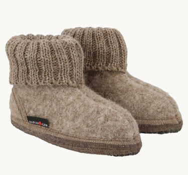 Wool Indoor Shoes, Beige