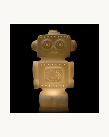 Robotlampe Hvid