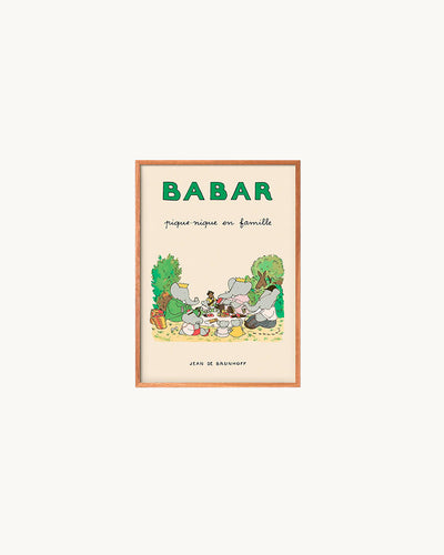 'Piquenique En Famille, Babar' Poster