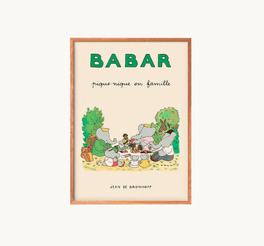 'Piquenique En Famille, Babar' Plakat