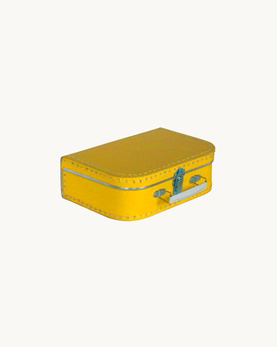 Cardboard Suitcase Yellow