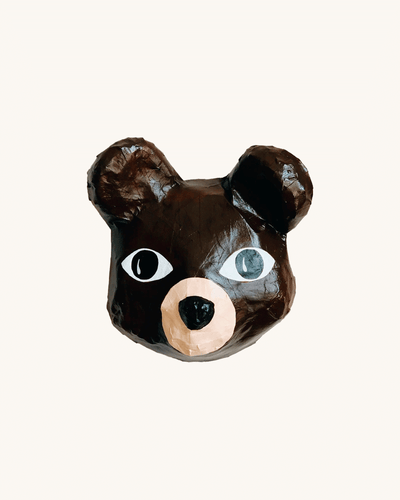 Papier-mâché Mask Bear