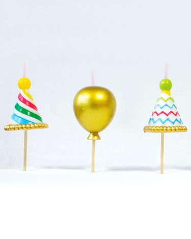 Cake Candles Party Hats