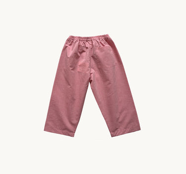 Cotton Pants, Pink White Stripes