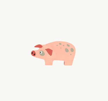 Wooden Animal, Pig