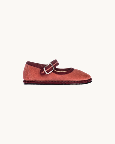 Velvet Shoes Pink