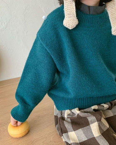 Casual Sweater in Green from Little Occasion
