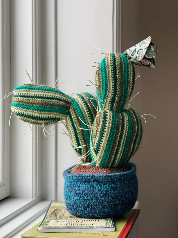 Handmade Knitted Cactus