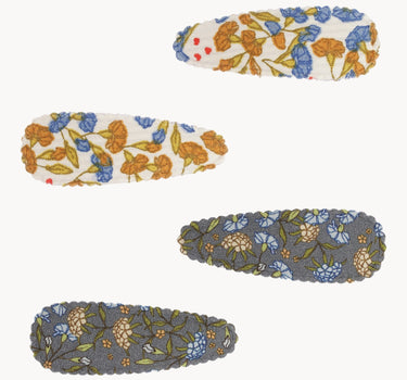 Fabric Hair Clips 4-Pack