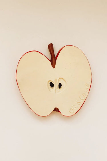 Chewable Baby Toy in Apple from Oil & Carol