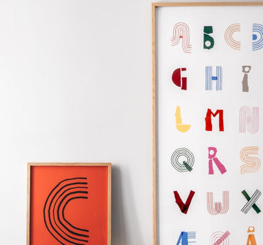 Alphabet Spaghetti Letters A5 from Mado