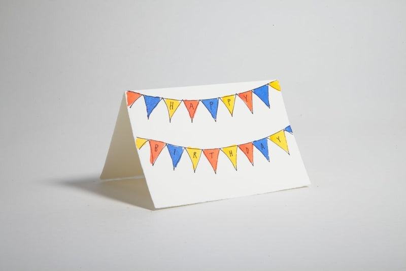 Hand-Painted Card Envelope in Happy Birthday from Scribble & Daub