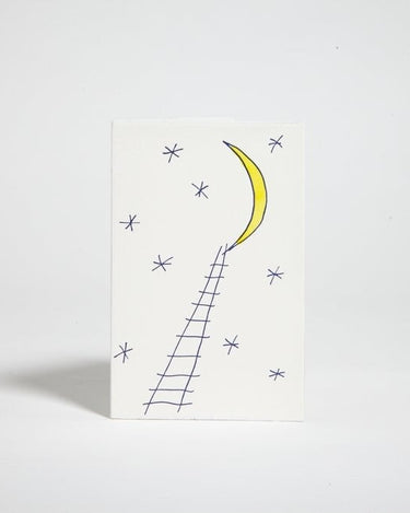 Hand-Painted Card Envelope in Moon Stars from Scribble & Daub