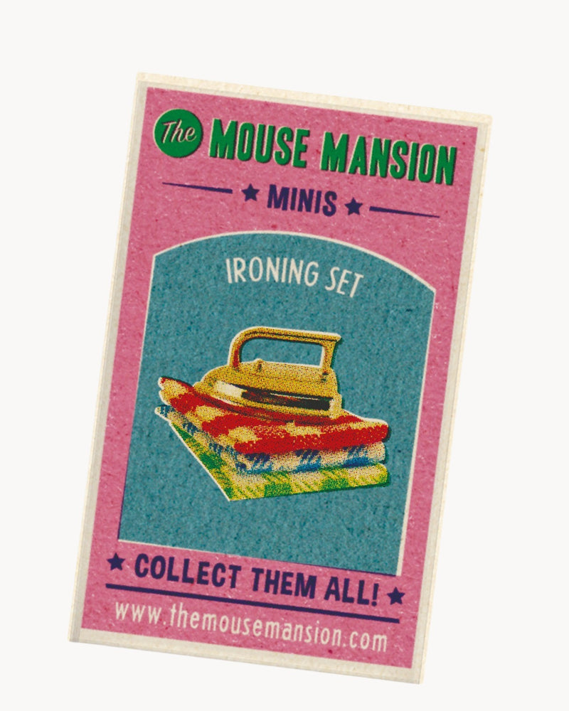 Mini Accessories Mouse House, Ironing Set