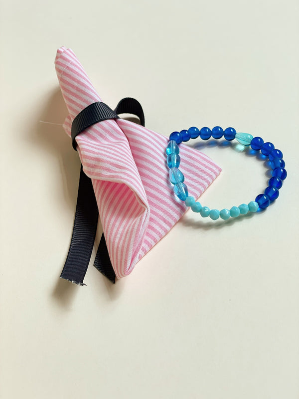 Handmade Kids Bracelet, Blue Lake