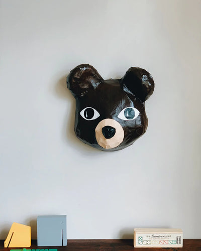 Papier-mâché Mask Bear