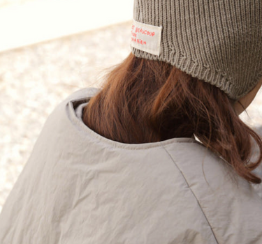 Lao Knit Bonnet in Mocha from Bien a Bien