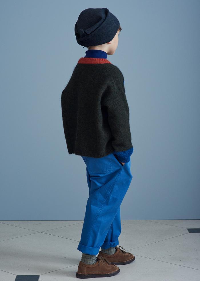 Leda Trousers in Pacific Blue Twill from Caramel