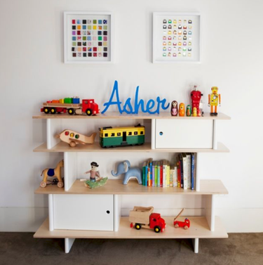 Mini Library in Birch from Oeuf NYC 