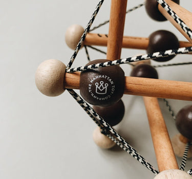 Skwish Rattle in Dark Brown from Manhattan Toy Company